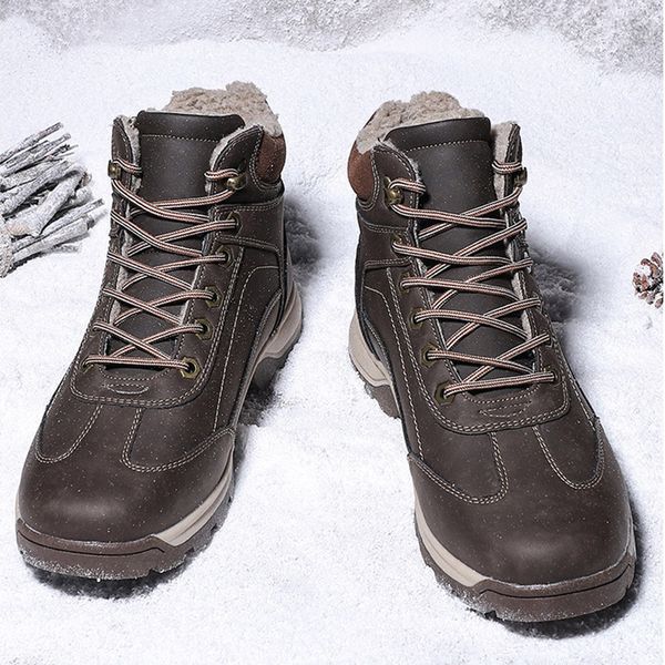 winter snow boots men shoes 2019 lace-up anti-slip solid sneakers men boots casual shoes ankle zapatos de hombre, Black
winter snow boots men shoes 2019 lace-up anti-slip solid sneakers men boots casual shoes ankle zapatos de hombre, Black