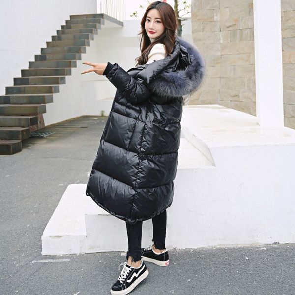 ailegogo new winter women 90% white duck down parkas down jacket big raccoon fur collar coats long warm casual snow outwear, Black
ailegogo new winter women 90% white duck down parkas down jacket big raccoon fur collar coats long warm casual snow outwear, Black