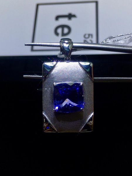 fine jewelry tanzania origin real 18k white gold 100% natural blue tanzanite gemstones 3.2ct diamonds fine chic pendant necklace, Silver
fine jewelry tanzania origin real 18k white gold 100% natural blue tanzanite gemstones 3.2ct diamonds fine chic pendant necklace, Silver