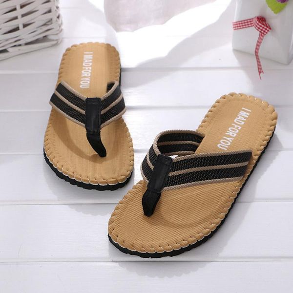 nice men casual anti-slip slipper summer beach flip flop sandals flat soft comfortable male slippers leisure shoes nov21, Black
nice men casual anti-slip slipper summer beach flip flop sandals flat soft comfortable male slippers leisure shoes nov21, Black