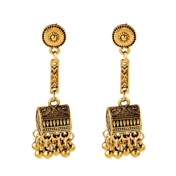 women antique gold silver color indian earrings egypt gypsy turkish ethnic jewelry boho vintage small bells tassel drop earring
women antique gold silver color indian earrings egypt gypsy turkish ethnic jewelry boho vintage small bells tassel drop earring