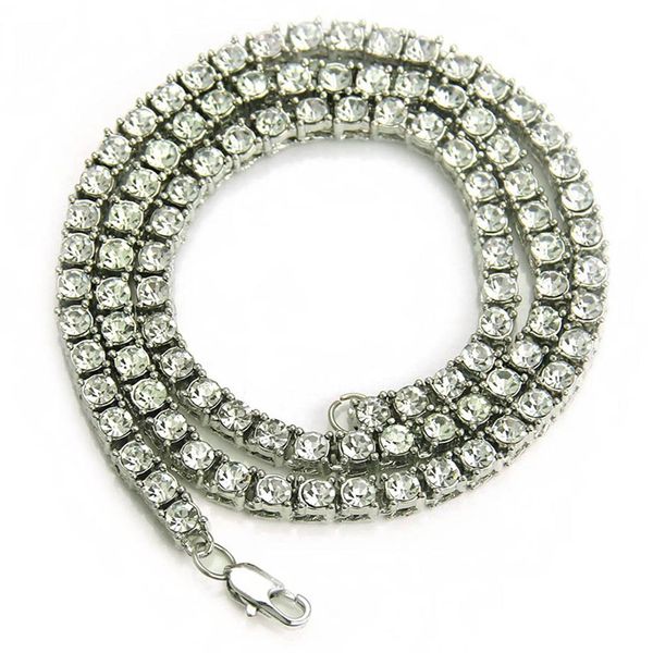 men's hip hop necklace iced out 1 row clear cz rhinestone choker shine crystal tennis chain necklace fashion jewelry, Silver
men's hip hop necklace iced out 1 row clear cz rhinestone choker shine crystal tennis chain necklace fashion jewelry, Silver