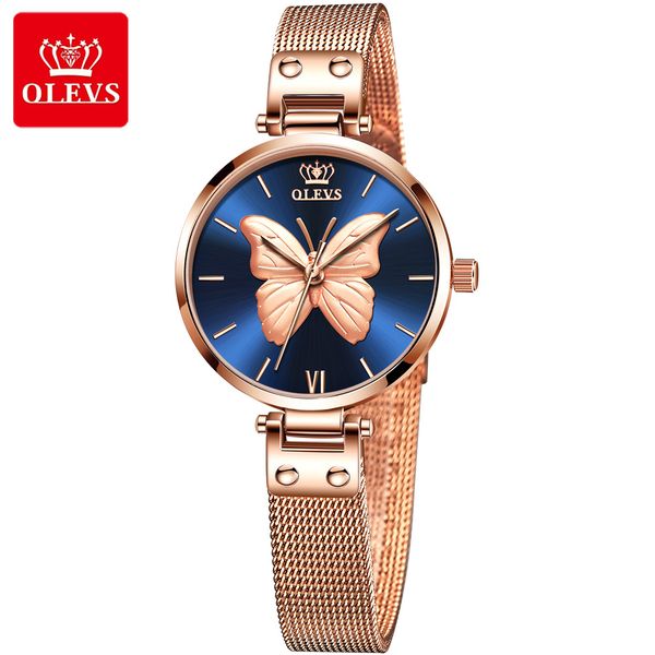 olevs fashion temperament camouflage butterfly quartz watch net red same style women's waterproof watch, Slivery;brown
olevs fashion temperament camouflage butterfly quartz watch net red same style women's waterproof watch, Slivery;brown