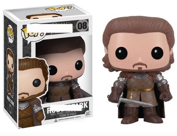 

funko pop song of ice and fire game of thrones robb stark pvc action figure collectible model toys for chlidren