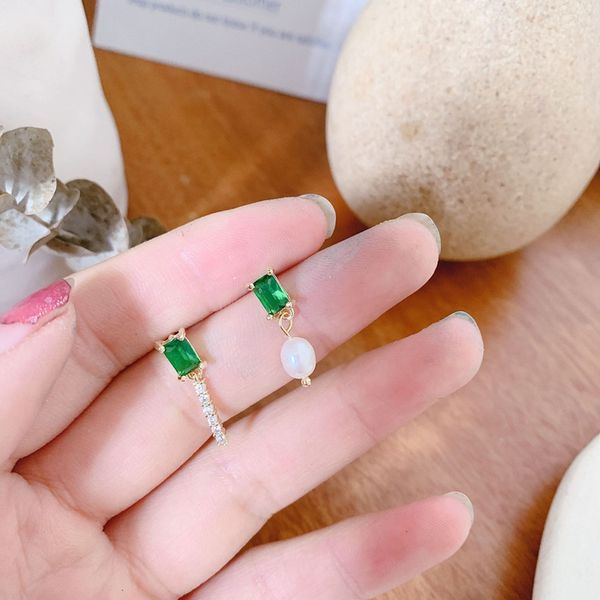 korean asymmetrical summer earrings freshwater pearls retro earrings cz temperament brincos aretes de mujer ear jewelry gifts, Silver
korean asymmetrical summer earrings freshwater pearls retro earrings cz temperament brincos aretes de mujer ear jewelry gifts, Silver