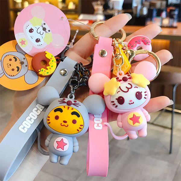 cute cartoon cococat doll keychain creative pvc key chain for women girl bag charms pendant car key holder keyrings jewelry, Silver
cute cartoon cococat doll keychain creative pvc key chain for women girl bag charms pendant car key holder keyrings jewelry, Silver