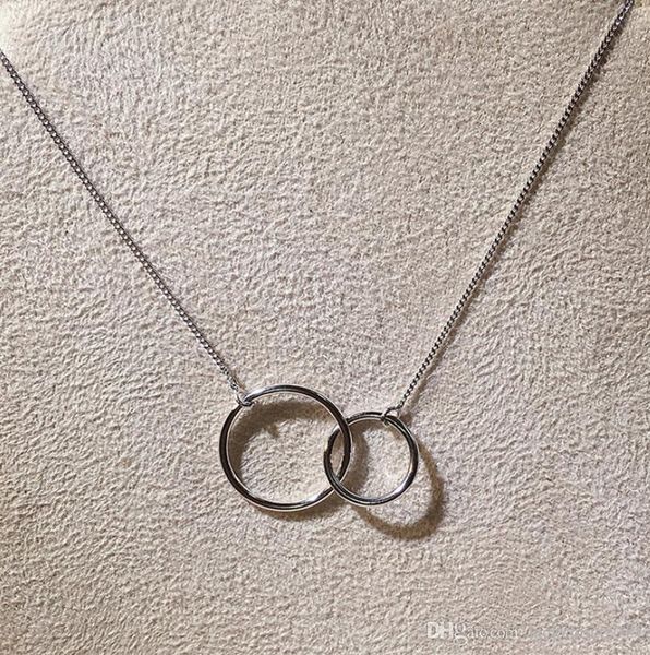 classical infinity double circle pendantluxury jewelry soild 100% 925 sterling silver eternity party clavicle chain necklace for women gift
classical infinity double circle pendantluxury jewelry soild 100% 925 sterling silver eternity party clavicle chain necklace for women gift