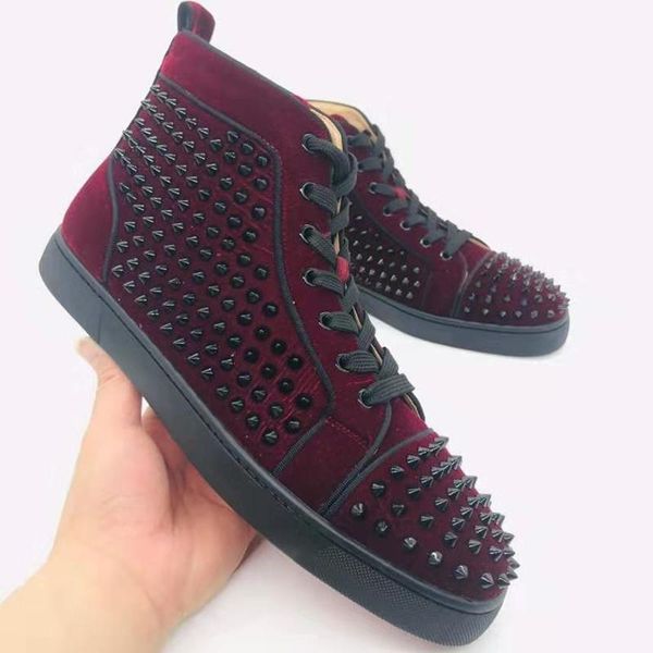 newred bottoms designer shoes fashion platfrom triple casual shoes luxury studded shoes men women leather boots sneakers, Black
newred bottoms designer shoes fashion platfrom triple casual shoes luxury studded shoes men women leather boots sneakers, Black