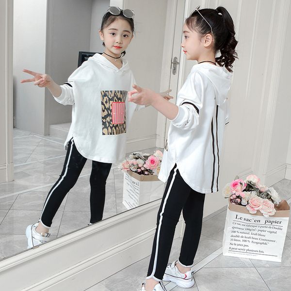 girls spring suit 2020 new style children's fashionable spring dress children's fashion casual girl's sports two-piece set, White
girls spring suit 2020 new style children's fashionable spring dress children's fashion casual girl's sports two-piece set, White