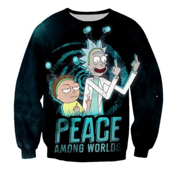 new fashion womens/mens rick and morty funny 3d casual crewneck rm sweatshirt plus size ing, Black
new fashion womens/mens rick and morty funny 3d casual crewneck rm sweatshirt plus size ing, Black