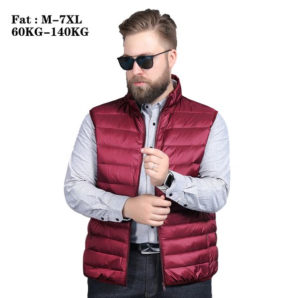 fat brand clothing autumn winter men's light down vest 90% white duck down ultra-thin lightweight sleeveless coat, Black
fat brand clothing autumn winter men's light down vest 90% white duck down ultra-thin lightweight sleeveless coat, Black