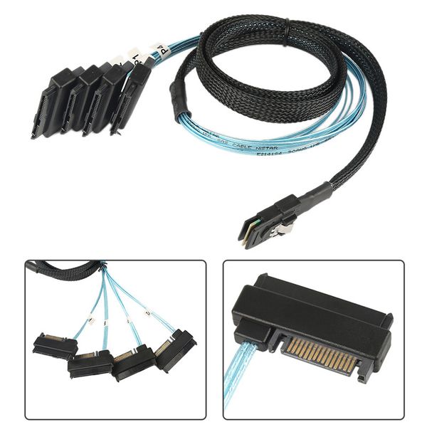 centechia 100cm 6g transfer rate mini sas 36p sff-8087 to (6) sff-8482 connectors with sata power cable
centechia 100cm 6g transfer rate mini sas 36p sff-8087 to (6) sff-8482 connectors with sata power cable