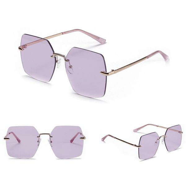 rimless oval eyewear fashion women's style square popular glasses semi metal retro sunglasses new ch01, Blue
rimless oval eyewear fashion women's style square popular glasses semi metal retro sunglasses new ch01, Blue