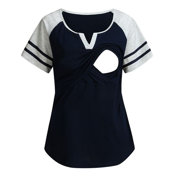 women clothing maternity clothes nursing short sleeve blouse breastfeeding t-shirt pregnant pregnancy clothes for women zd43, White
women clothing maternity clothes nursing short sleeve blouse breastfeeding t-shirt pregnant pregnancy clothes for women zd43, White
