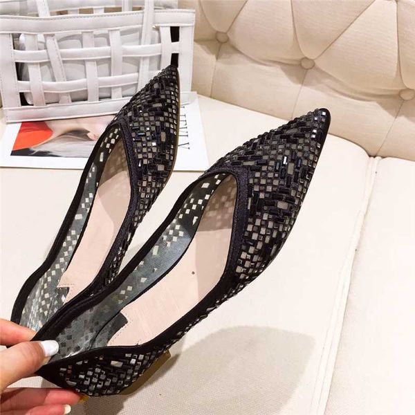 summer women flats hollow pointed toe slip on flats rhinestone elegant ladies shallow spring/autumn design solid color, Black
summer women flats hollow pointed toe slip on flats rhinestone elegant ladies shallow spring/autumn design solid color, Black