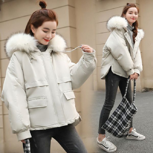 jacket down 2019 new winter korean version of cap and collar cotton jacket female students down cotton explosion tide, Black
jacket down 2019 new winter korean version of cap and collar cotton jacket female students down cotton explosion tide, Black