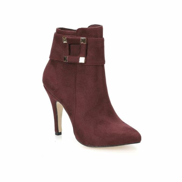 flo atair31z burgundy women 's boots butigo, Black