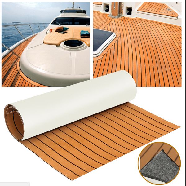self adhesive 600x2400x6mm teak decking eva foam marine flooring faux boat 
self adhesive 600x2400x6mm teak decking eva foam marine flooring faux boat