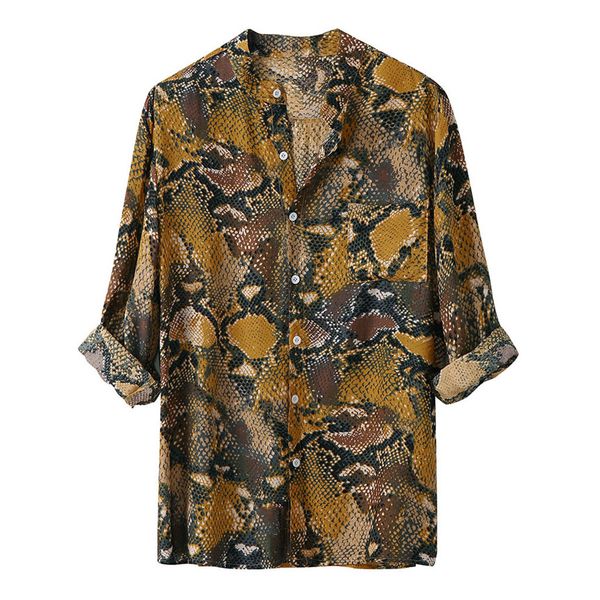 klv shirts mens summer fashion stand collar strip print long sleeve shirt vintage leopard print shirt comfortable shirts, White;black
klv shirts mens summer fashion stand collar strip print long sleeve shirt vintage leopard print shirt comfortable shirts, White;black