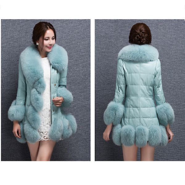 winter women faux fur coat elegant warm splice outerwear long fake fur down jacket women duvet stitched medium long coat, Black
winter women faux fur coat elegant warm splice outerwear long fake fur down jacket women duvet stitched medium long coat, Black