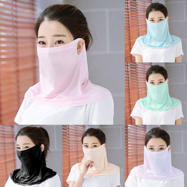 trfh5 sunscreen mask neck scarf thin summer breathable silk scarf outdoor bandana protection gaiter face cover neck with 3 filters, Black
trfh5 sunscreen mask neck scarf thin summer breathable silk scarf outdoor bandana protection gaiter face cover neck with 3 filters, Black
