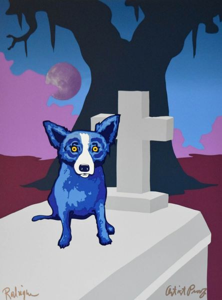 george rodrigue blue dog moon of the loup garou home decor handpainted &hd print oil painting on canvas wall art canvas pictures 200116
george rodrigue blue dog moon of the loup garou home decor handpainted &hd print oil painting on canvas wall art canvas pictures 200116