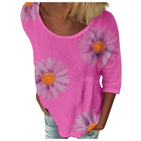 2020 women casual t-shirt printed big size o-neck printed loose sunflower tunic shirt tee shirts blusa mujer, White
2020 women casual t-shirt printed big size o-neck printed loose sunflower tunic shirt tee shirts blusa mujer, White