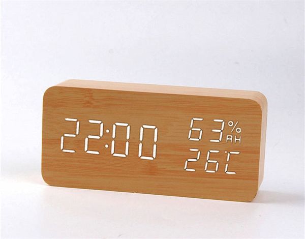 led desk clock digital temperature and humidity electronic voice control clock home
led desk clock digital temperature and humidity electronic voice control clock home