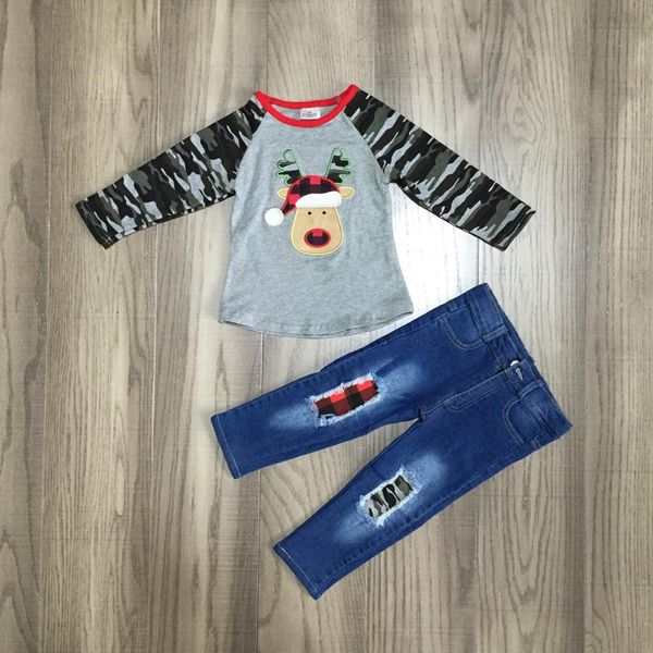new arrivals christmas fall/winter baby girls deer camouflage outfits denim jeans pants clothes ruffles boutique kidswear, White
new arrivals christmas fall/winter baby girls deer camouflage outfits denim jeans pants clothes ruffles boutique kidswear, White