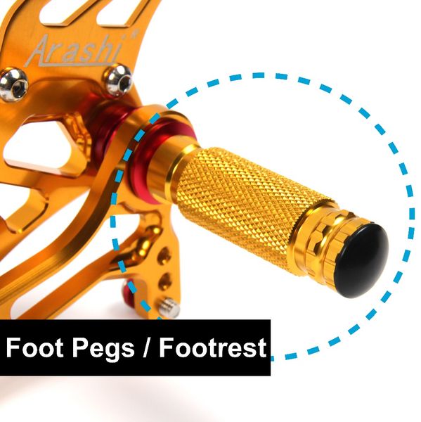arashi adjustable rearsets replacement universal footrest pegs motorcycle spare parts foot peg 1pcs for etc
arashi adjustable rearsets replacement universal footrest pegs motorcycle spare parts foot peg 1pcs for etc
