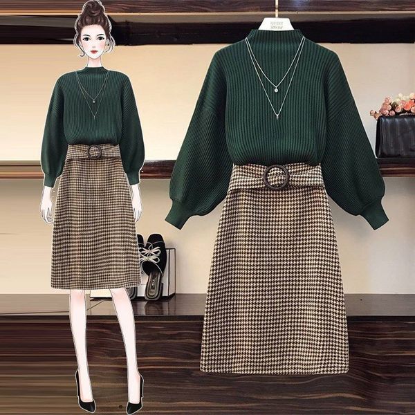 2020 elegant classic 3 pieces packed women winter autumn sweater with skirt wool fabric woman bottomwear selling knitingwear, Black
2020 elegant classic 3 pieces packed women winter autumn sweater with skirt wool fabric woman bottomwear selling knitingwear, Black
