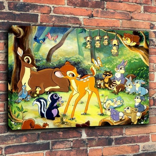 deer bambi animal wall decor art wall art decor handpainted &hd print oil painting on canvas wall art canvas pictures for kids room 190916
deer bambi animal wall decor art wall art decor handpainted &hd print oil painting on canvas wall art canvas pictures for kids room 190916