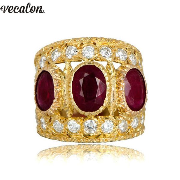 vecalon vintage ancient ring 925 sterling silver red 5a cz party wedding band rings for women men finger jewelry gift, Slivery;golden
vecalon vintage ancient ring 925 sterling silver red 5a cz party wedding band rings for women men finger jewelry gift, Slivery;golden