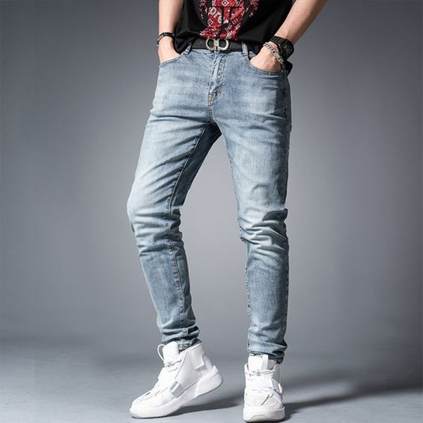 brand men denim jeans slim fit washed vintage ripped jeans men elastic denim pants skinny, Blue
brand men denim jeans slim fit washed vintage ripped jeans men elastic denim pants skinny, Blue