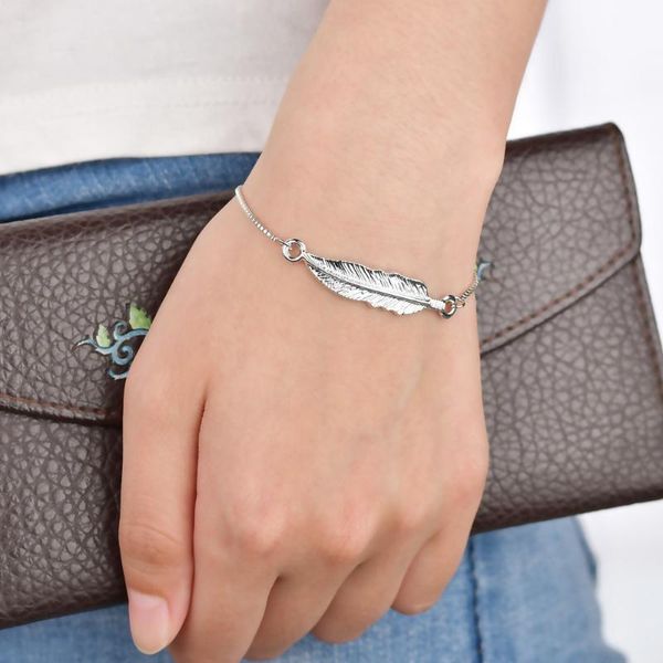 msweijia leaf bracelet silver plated adjustable bracelet for women simple wild jewelry, Golden;silver
msweijia leaf bracelet silver plated adjustable bracelet for women simple wild jewelry, Golden;silver