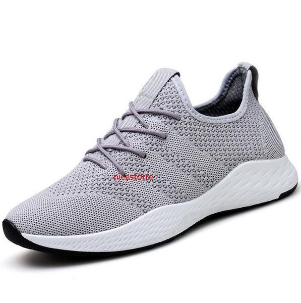 with summer new trend mens lightweight flying woven breathable casual shoes student sports large size running shoes