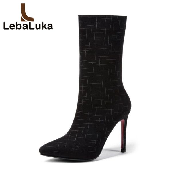 lebaluka size 33-43 women short boots fur winter woman's shoes half short boots fashion shoes zipper ladies footwear, Black
lebaluka size 33-43 women short boots fur winter woman's shoes half short boots fashion shoes zipper ladies footwear, Black
