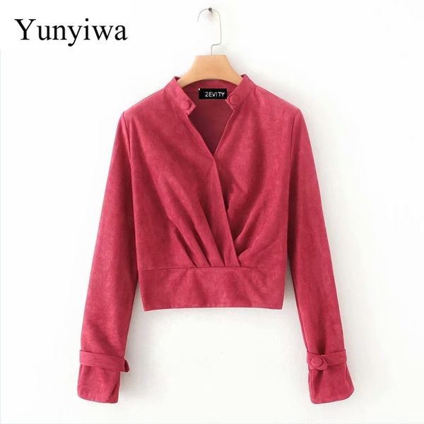 новые женщины старинные сплошной цвет замши складки кимоно блузки офис леди с длинным рукавом шикарная короткая рубашка femininas сорочка то, White
новые женщины старинные сплошной цвет замши складки кимоно блузки офис леди с длинным рукавом шикарная короткая рубашка femininas сорочка то, White