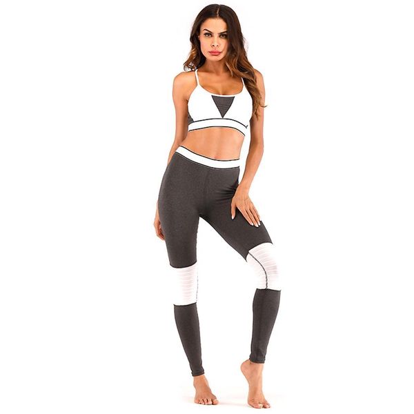 women spaghetti strap high waist patchwork fitness casual, sport yoga set bra spring, summer, autumn leggings, White;red
women spaghetti strap high waist patchwork fitness casual, sport yoga set bra spring, summer, autumn leggings, White;red