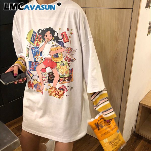 lmcavasun autumn women clothing korean ulzzang harajuku t-shirt funny printed fake two long sleeve t-shirts female loose shir, White
lmcavasun autumn women clothing korean ulzzang harajuku t-shirt funny printed fake two long sleeve t-shirts female loose shir, White
