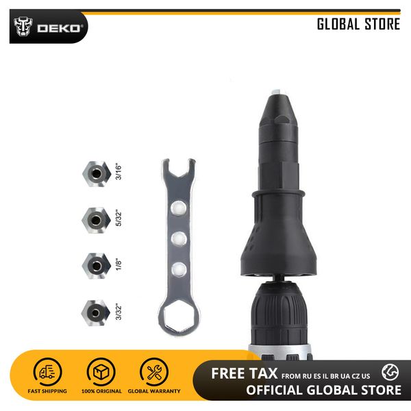 deko dq450 electric rivet nut gun riveting tool cordless riveting drill adaptor insert nut tool drill adapter
deko dq450 electric rivet nut gun riveting tool cordless riveting drill adaptor insert nut tool drill adapter