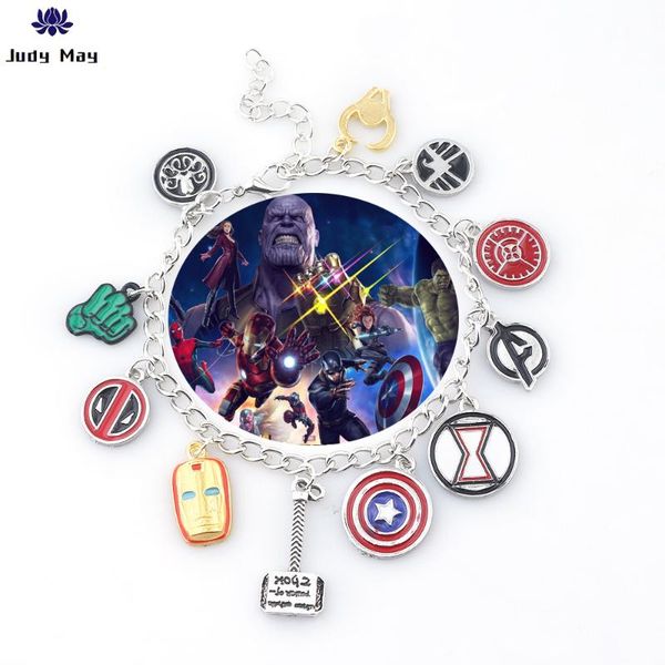 the bracelets superhero iron man thor hulk charm bracelet sign letter a pendant gifts jewelry for women, Black
the bracelets superhero iron man thor hulk charm bracelet sign letter a pendant gifts jewelry for women, Black