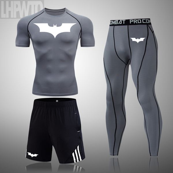men's gym fitness compression sports suit clothes short sleeve t-shirt running jogging wear exercise workout tights, Black;blue
men's gym fitness compression sports suit clothes short sleeve t-shirt running jogging wear exercise workout tights, Black;blue