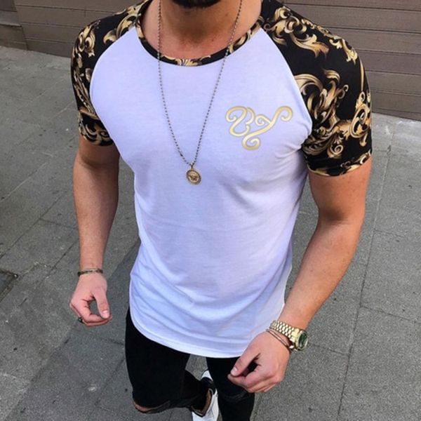 summer fashion designer t-shirts floral printed o neck men black white casual hip hop t-shirts tees polos, White;black
summer fashion designer t-shirts floral printed o neck men black white casual hip hop t-shirts tees polos, White;black