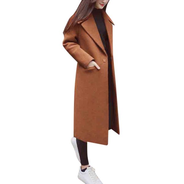 fashion trench coat for women long winter coat women plus size clothes 2019 lapel wool feminino abrigos mujer invierno, Black
fashion trench coat for women long winter coat women plus size clothes 2019 lapel wool feminino abrigos mujer invierno, Black