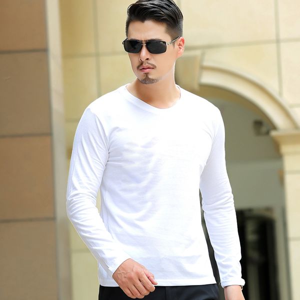 autumn solid color men casual long-sleeved t-shirt crew neck combed cotton t-shirt heattech korean-style loose base shirt, White;black
autumn solid color men casual long-sleeved t-shirt crew neck combed cotton t-shirt heattech korean-style loose base shirt, White;black