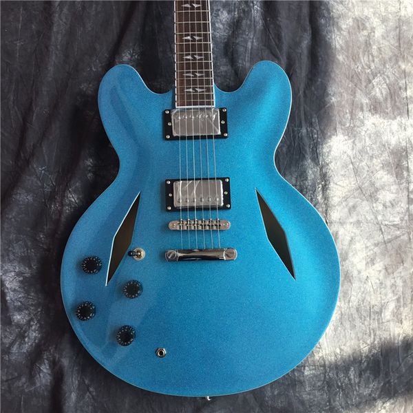 custom shop dave grohl dg 335 metallic blue semi hollow body jazz electric guitar guitarra dual diamond holes split diamond white mop inlay
custom shop dave grohl dg 335 metallic blue semi hollow body jazz electric guitar guitarra dual diamond holes split diamond white mop inlay