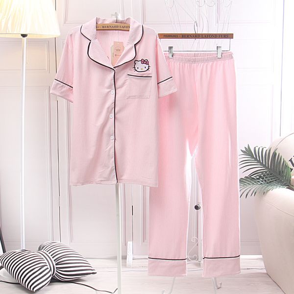 pure cotton short sleeve pants pajamas emboitement summer madam cardigan leisure wear womens pajamas, Black;red
pure cotton short sleeve pants pajamas emboitement summer madam cardigan leisure wear womens pajamas, Black;red