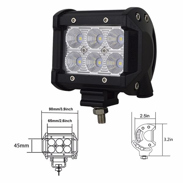 1 шт 4 дюйма 18w 12v led work light на крыше бар прожекторы индикаторы мотоцикл вождения внедорожных автомобилей лодка тягач модифицированны
1 шт 4 дюйма 18w 12v led work light на крыше бар прожекторы индикаторы мотоцикл вождения внедорожных автомобилей лодка тягач модифицированны