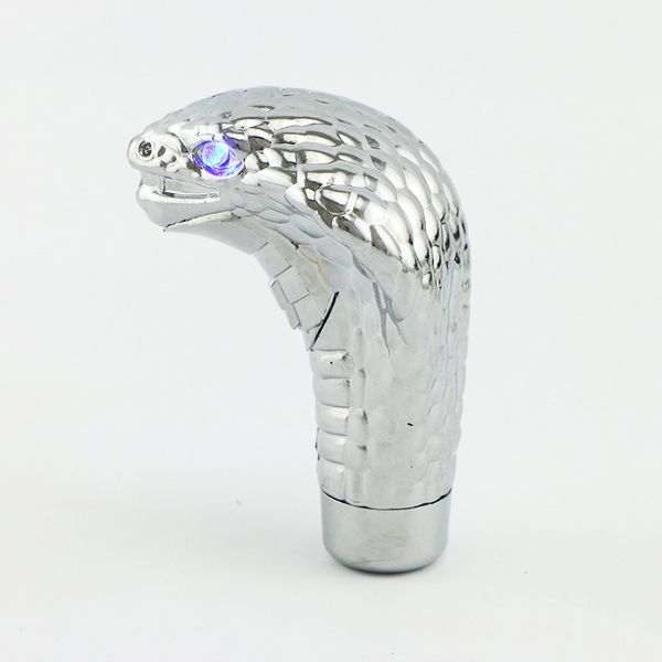 universal car manual gear shift knob stick led eyes chrome cobra snake cool shift lever nj88
universal car manual gear shift knob stick led eyes chrome cobra snake cool shift lever nj88